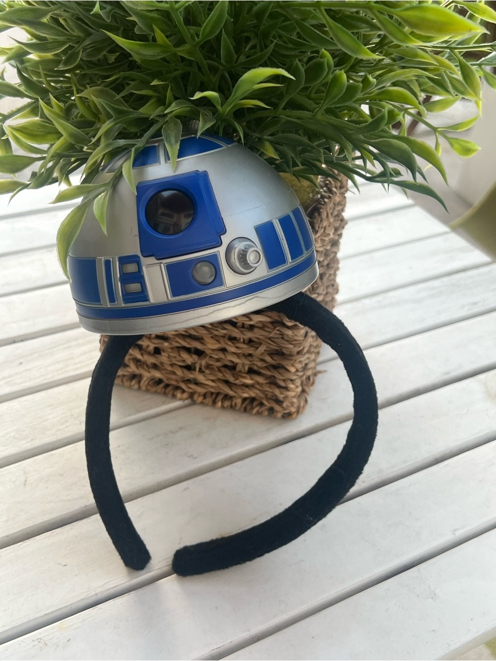 Disney R2-D2 Silver and Blue Headband